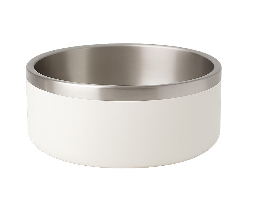 Stainless Steel Pet Bowl for Dogs and Cats — Non-Slip Base, Modern Stand | Cleaner Feeding